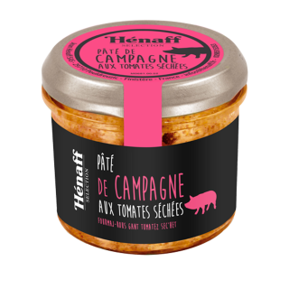 Country pâté with sundried tomatoes